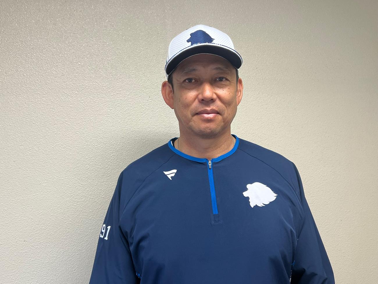 西武鳥越裕介ヘッドコーチ（25年2月2日撮影）