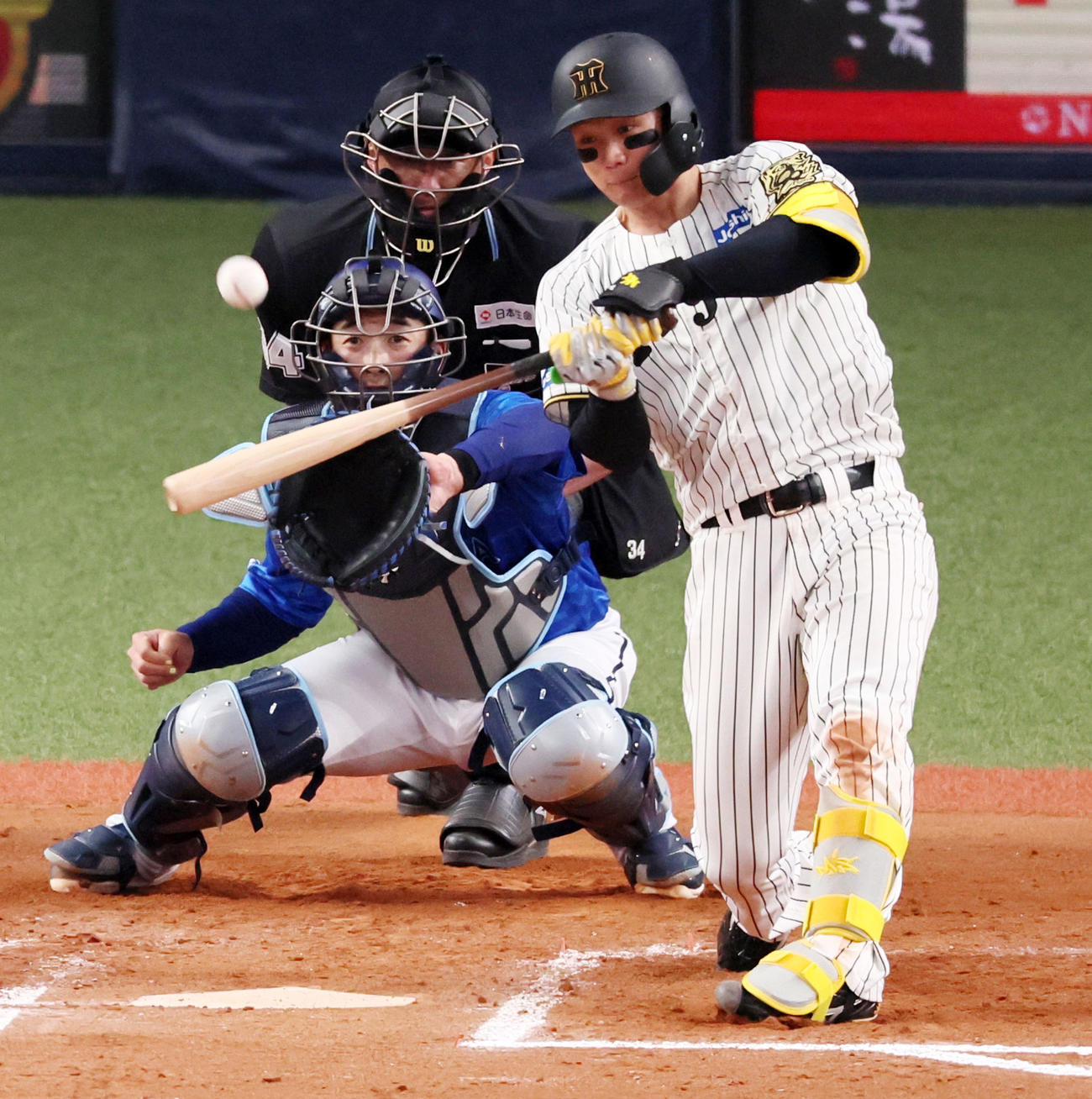 阪神森下翔太（2025年4月2日撮影）
