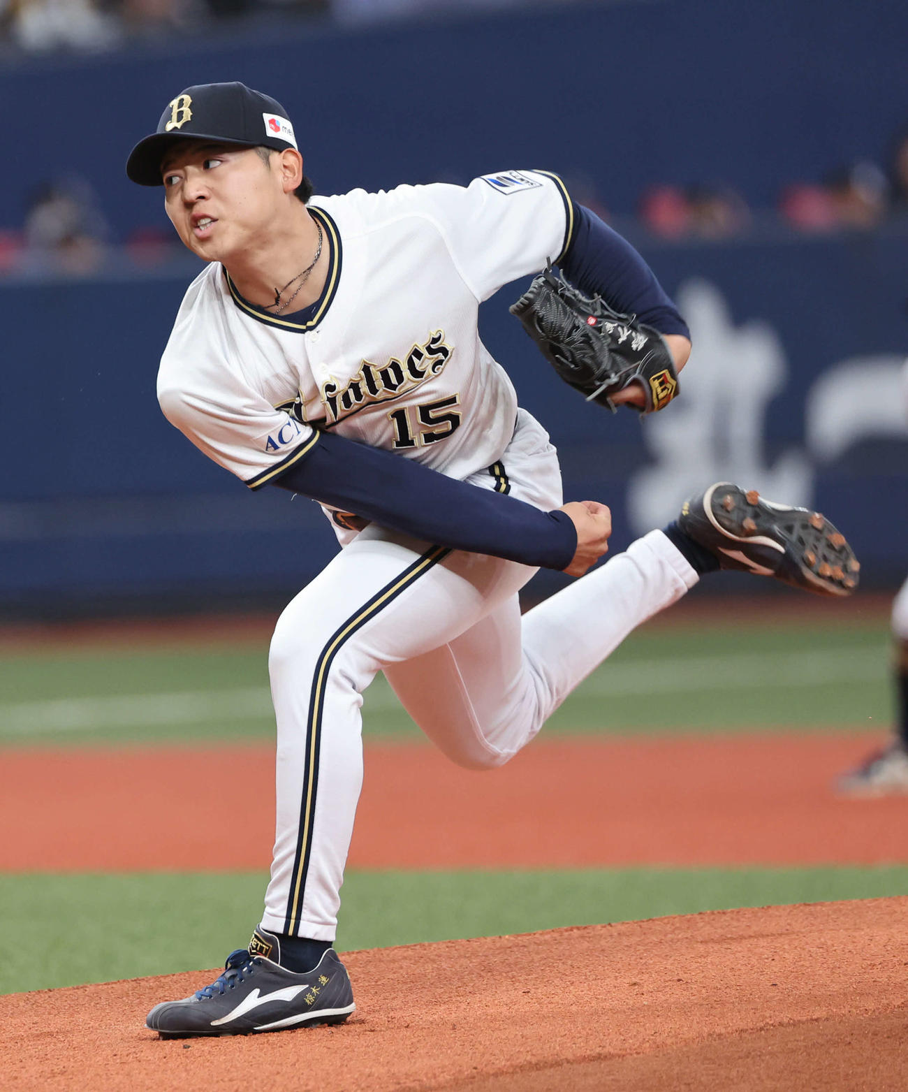 オリックス対ソフトバンク　オリックス先発の椋木（撮影・西尾就之）
