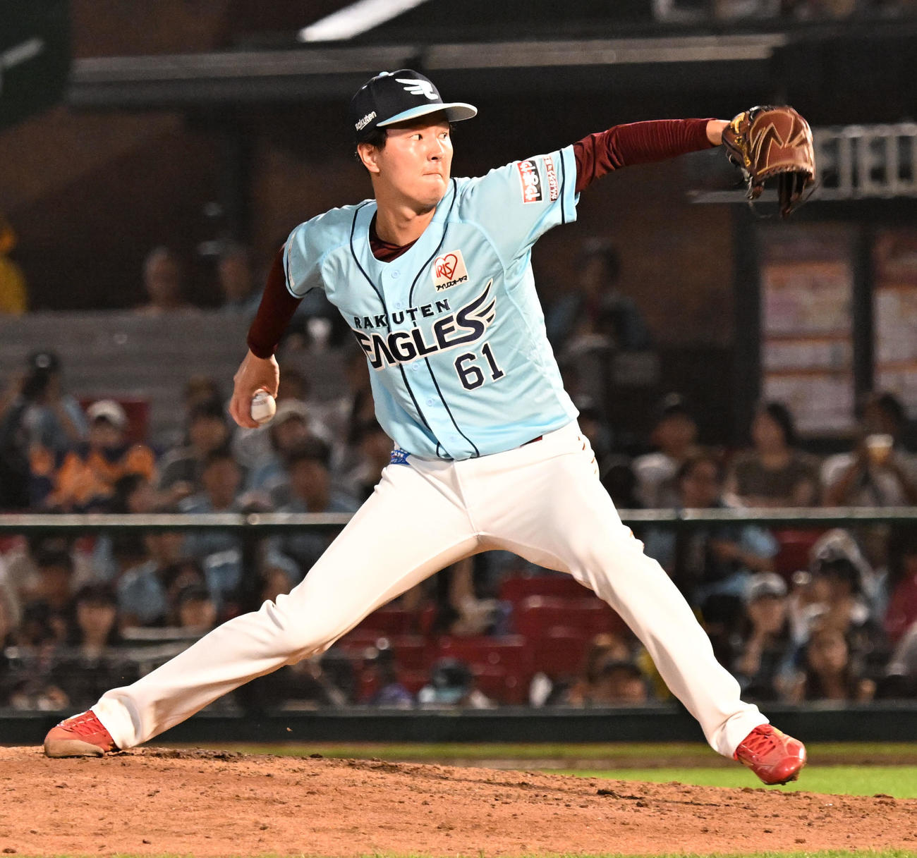 楽天松田啄磨（2024年8月31日撮影）
