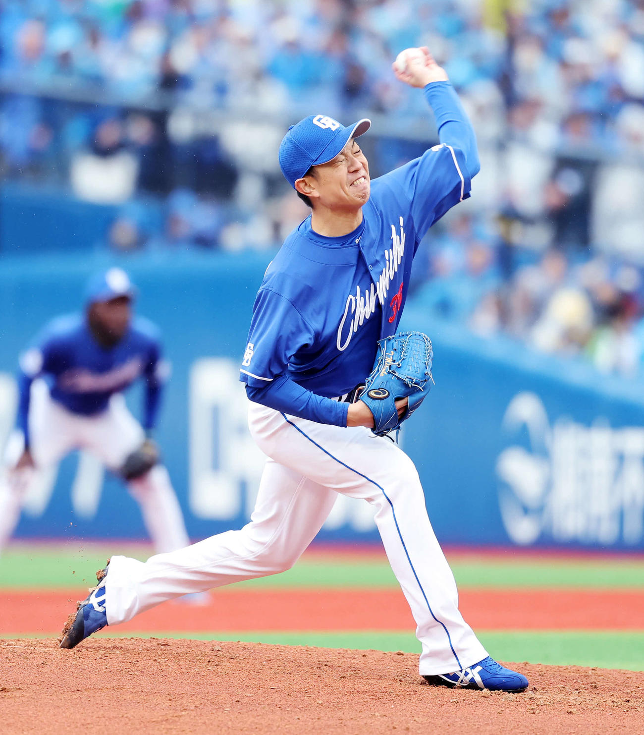 中日松葉貴大（2025年3月29日撮影）　