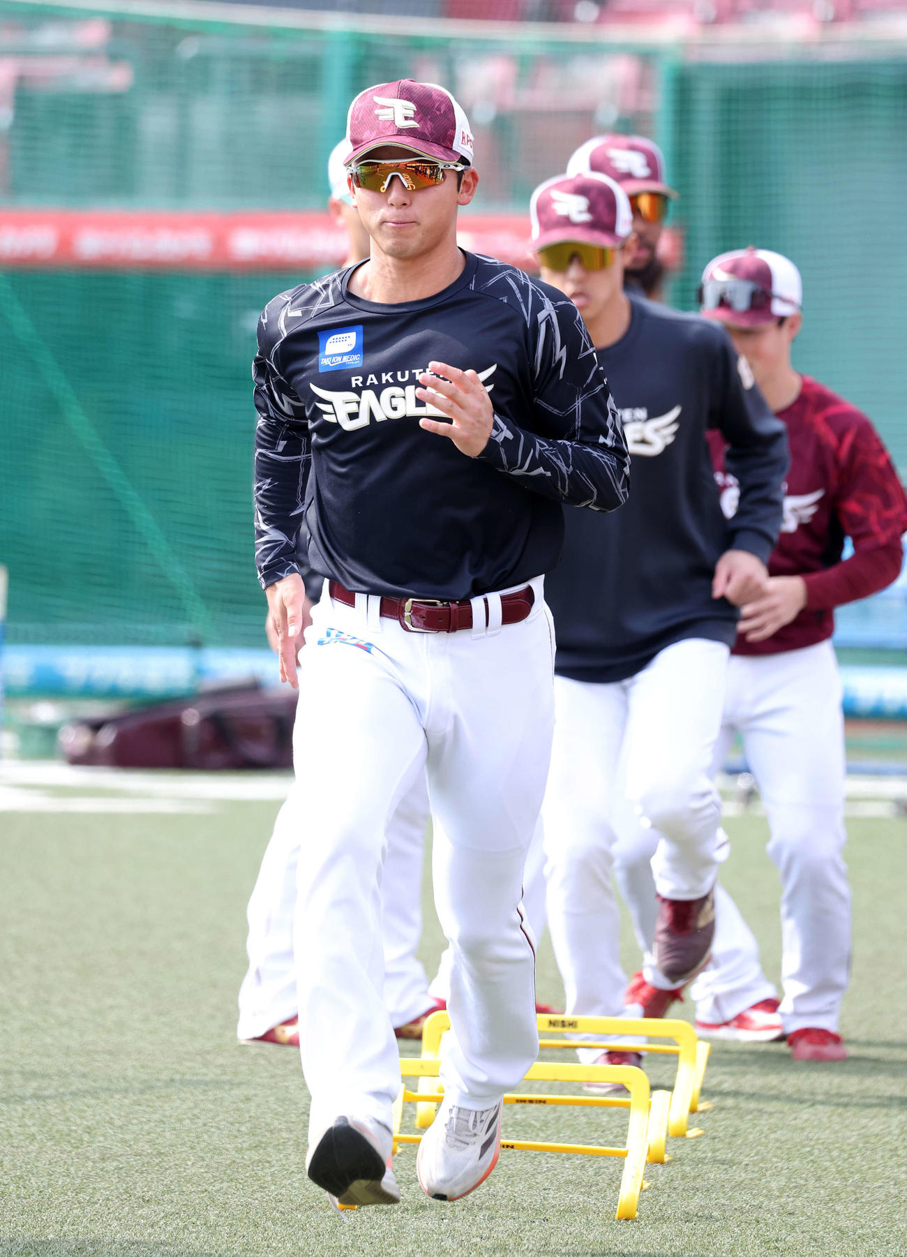 楽天対オリックス　アップする楽天宗山（撮影・鈴木正人）　