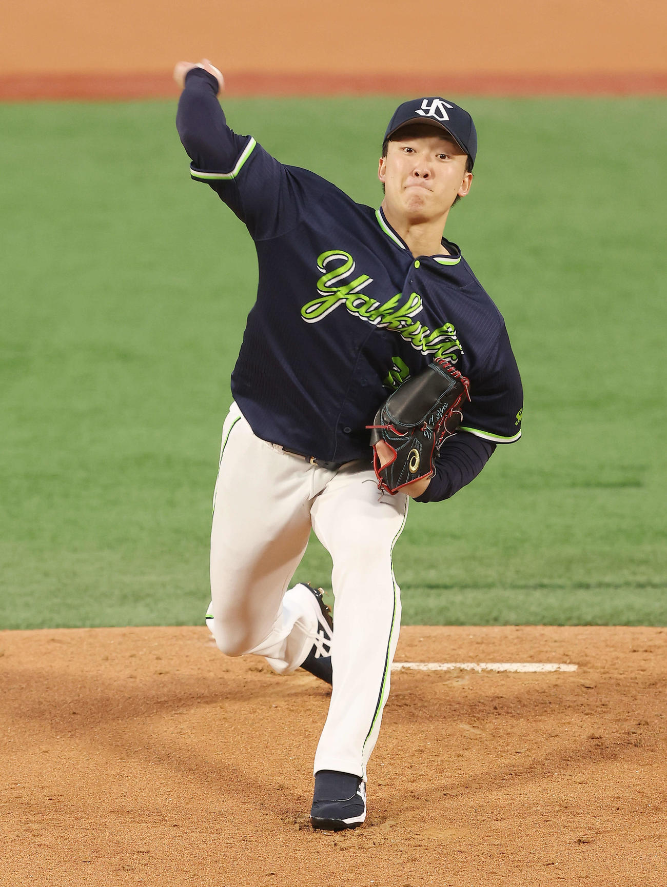 DeNA対ヤクルト　先発登板するヤクルト吉村（撮影・河田真司）