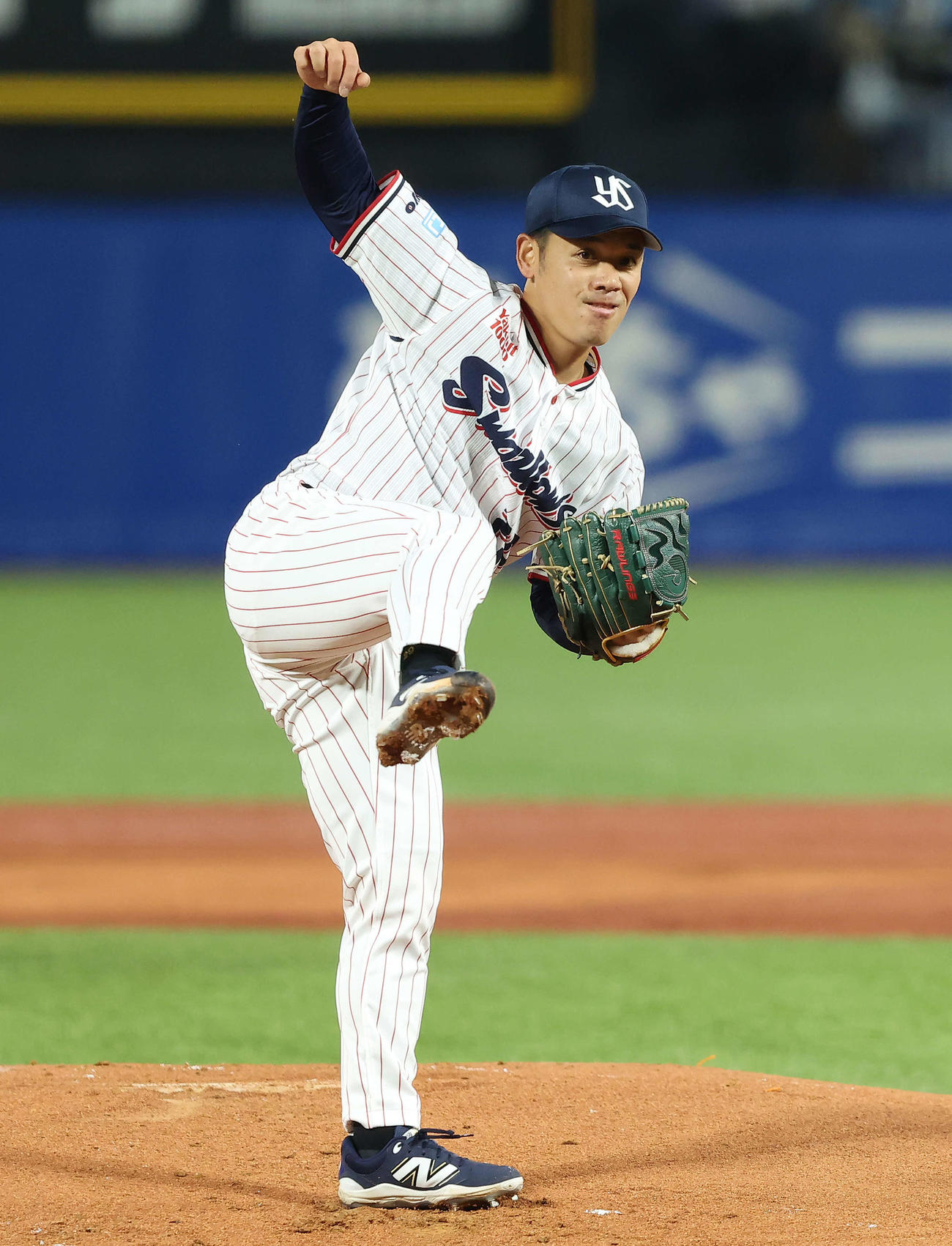 ヤクルト小川泰弘（2025年4月3日撮影）