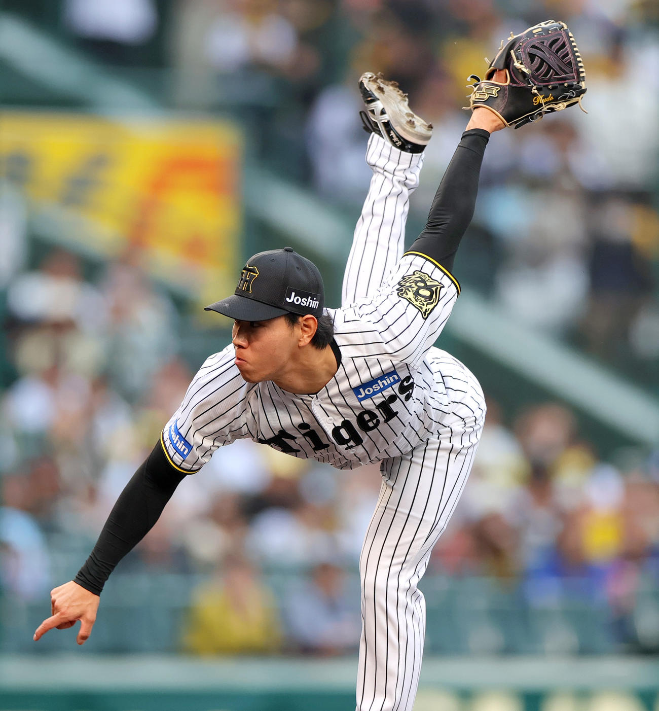阪神対中日　9回表に登板する阪神工藤（撮影・上山淳一）