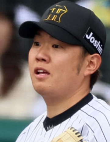 阪神西勇輝（2025年4月撮影）