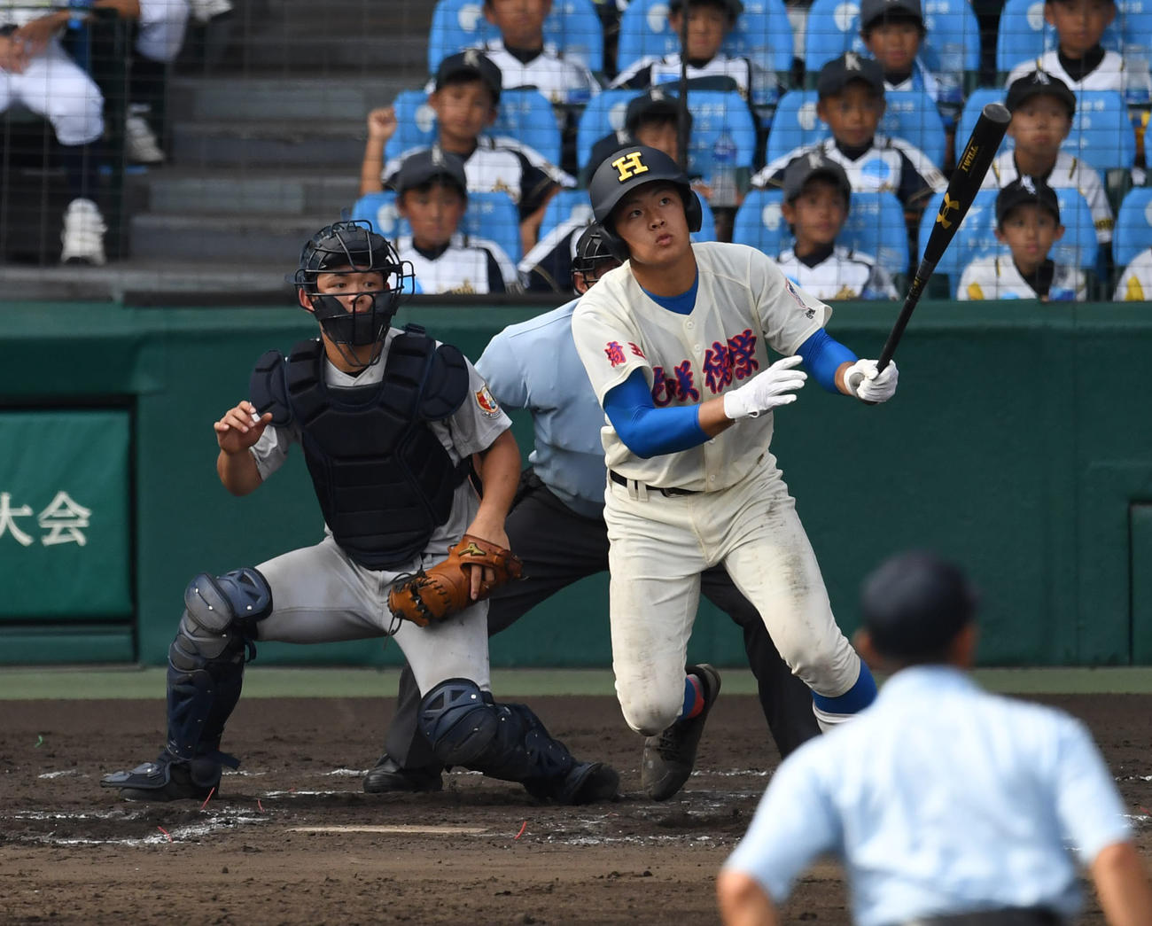 花咲徳栄時代の野村佑希（2018年撮影）