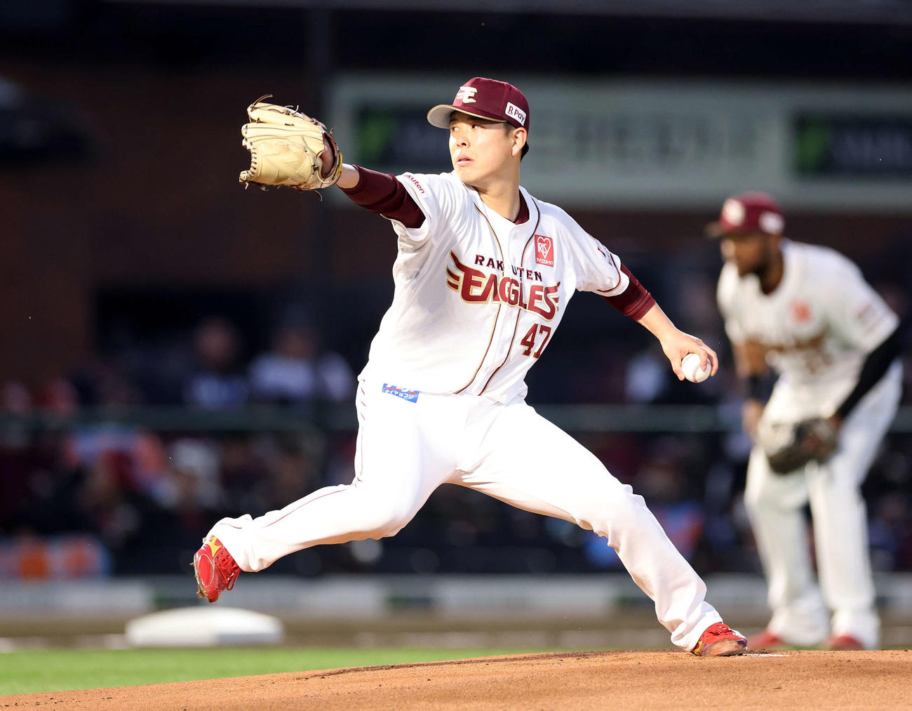 楽天藤井聖（2025年4月8日撮影）