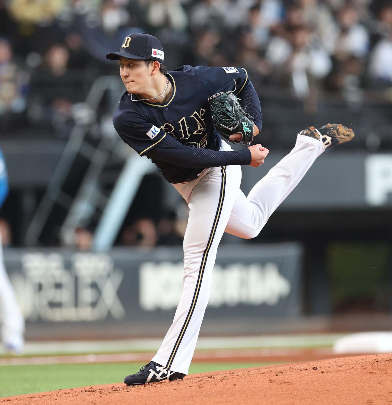 オリックス高島泰都（2025年4月6日撮影）