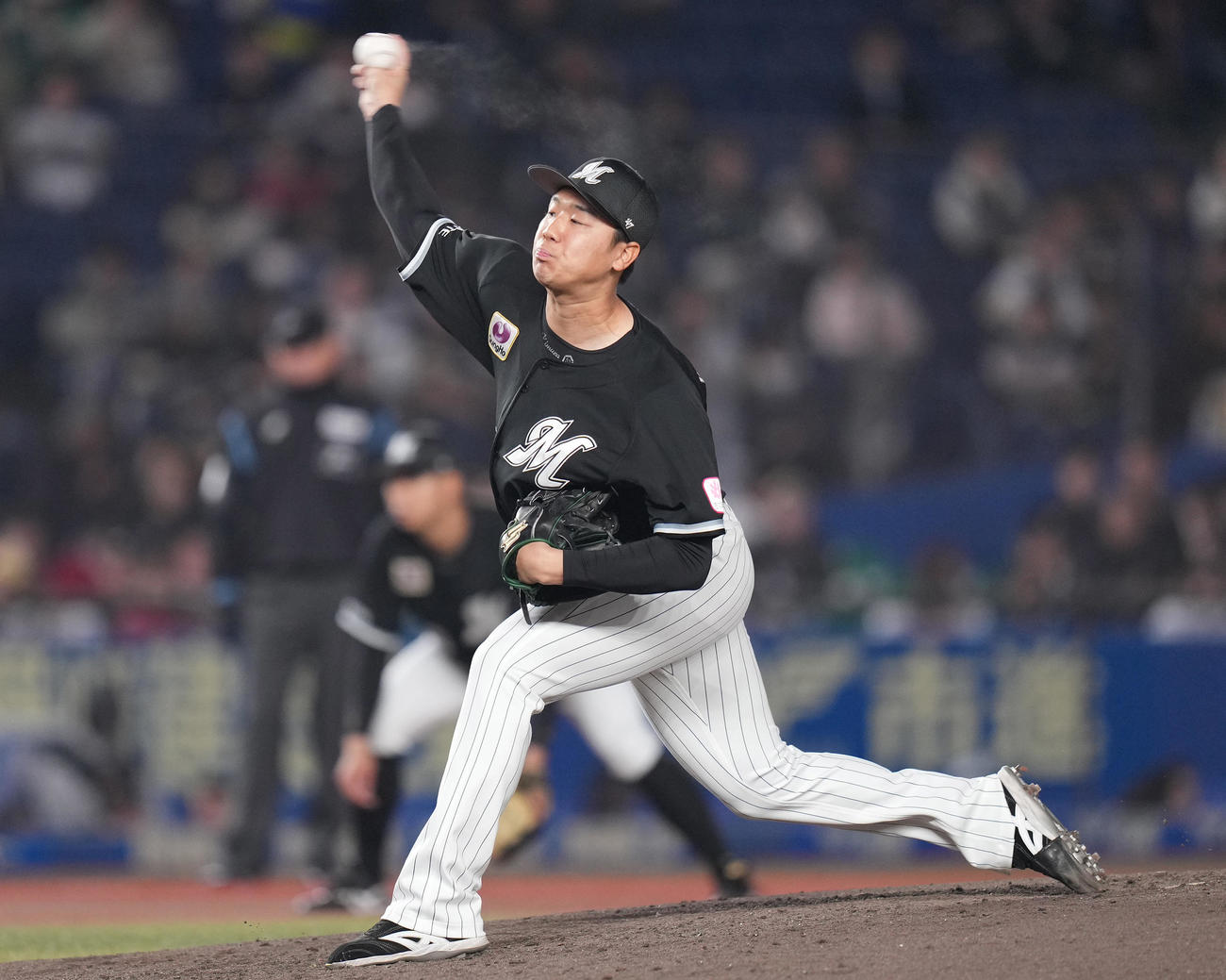 ロッテ木村（25年4月11日撮影）