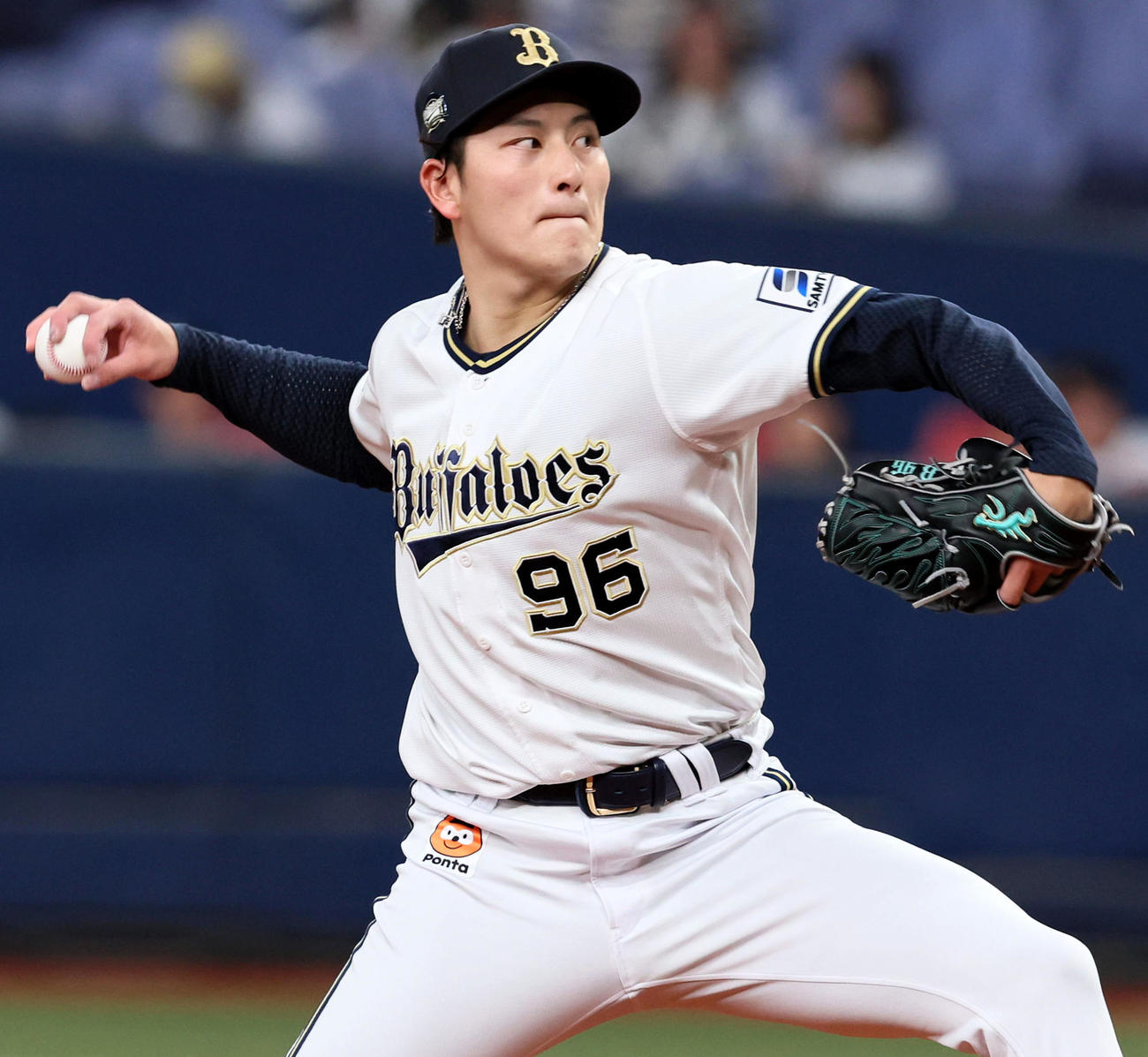 オリックス対西武　西武戦に先発する高島（撮影・加藤哉）