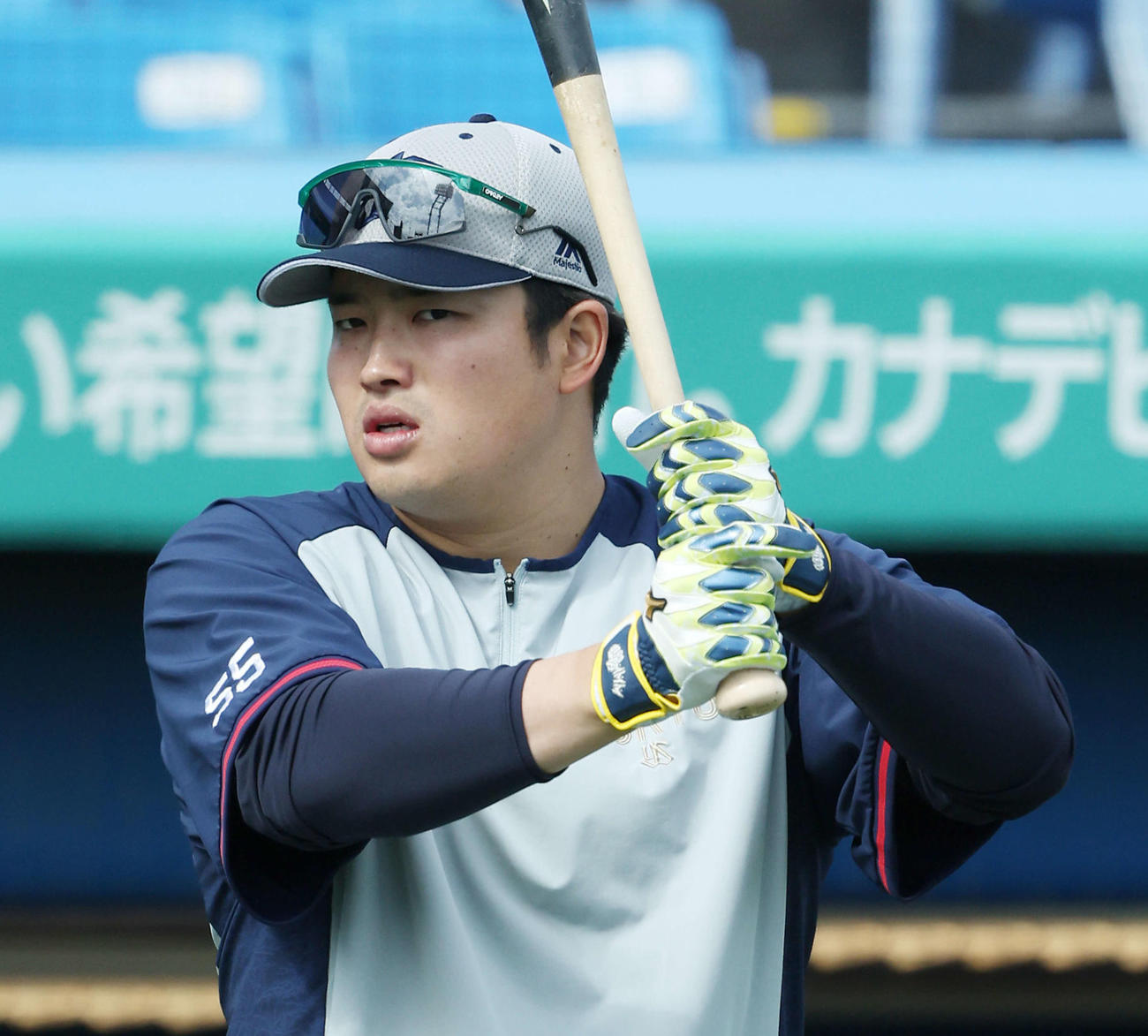 ヤクルト村上（25年3月14日撮影）