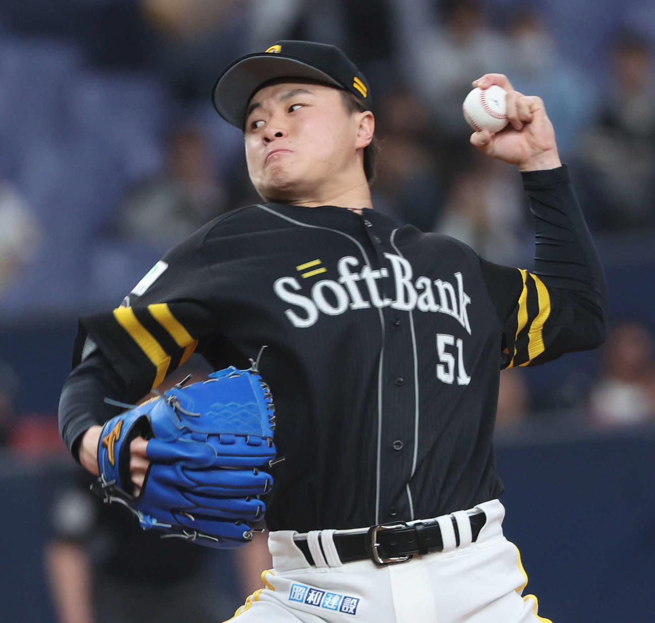 ソフトバンク前田純（2025年4月10日撮影）