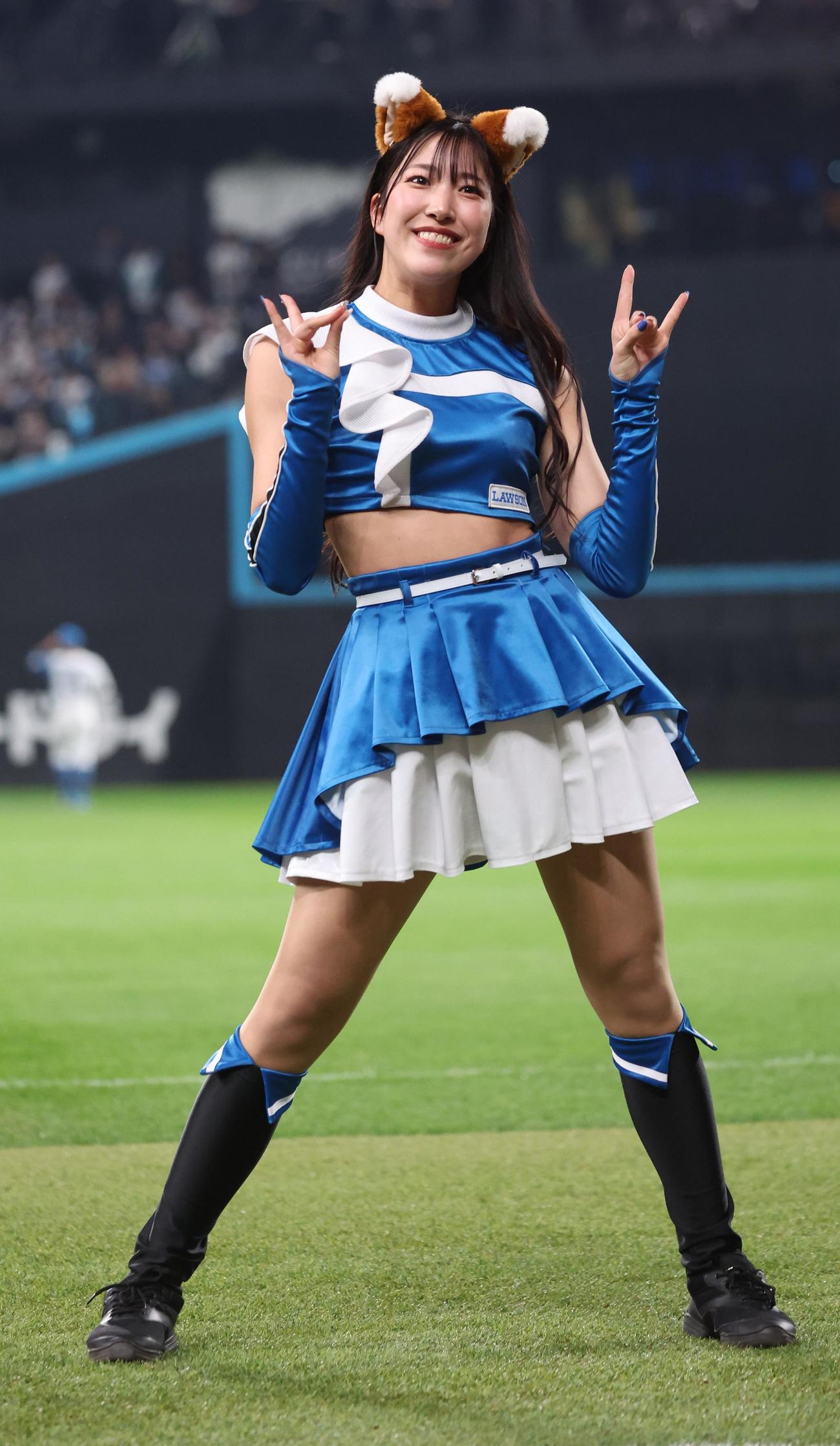 ファイターズガール宮崎莉緒（2025年3月撮影）