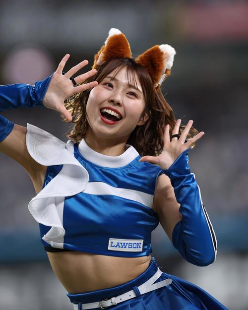 ファイターズガール上村優菜(2025年4月撮影)