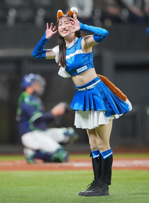 ファイターズガール上野菜奈子（2025年3月撮影）
