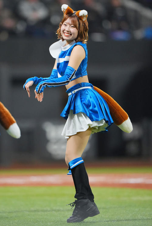 ファイターズガール上村優菜（2025年3月撮影）