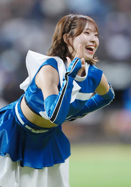 ファイターズガール上村優菜（2025年4月撮影）
