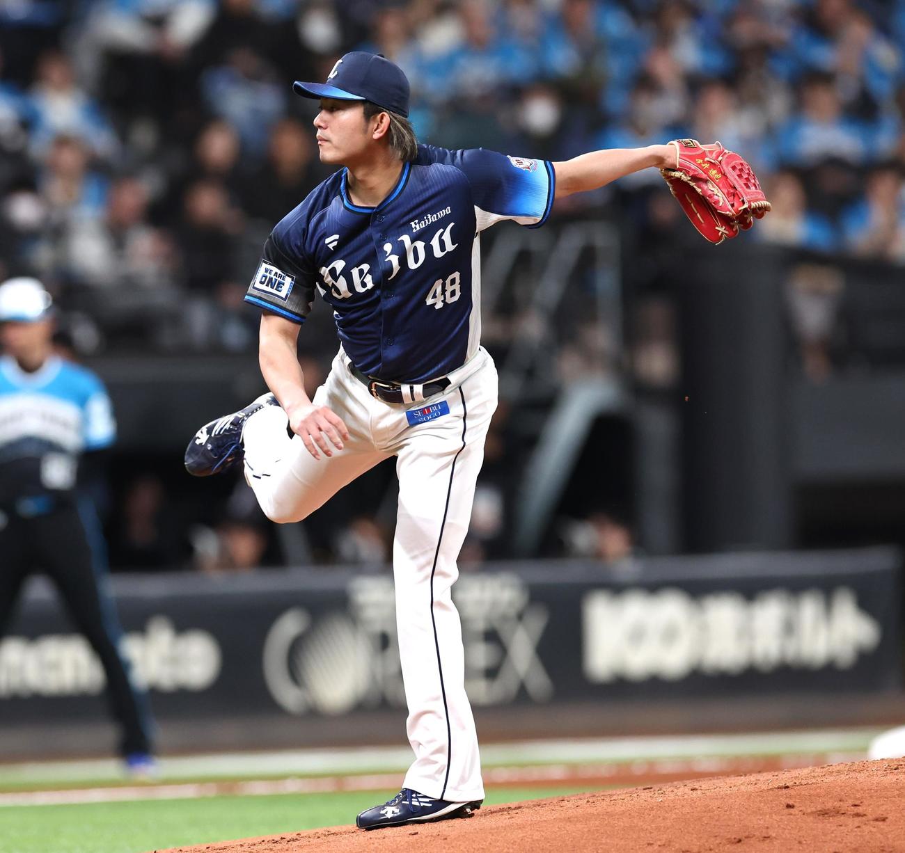 西武今井達也（2025年4月11日撮影）