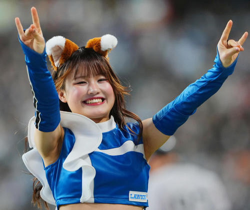 ファイターズガール鈴木志織(2025年3月撮影)