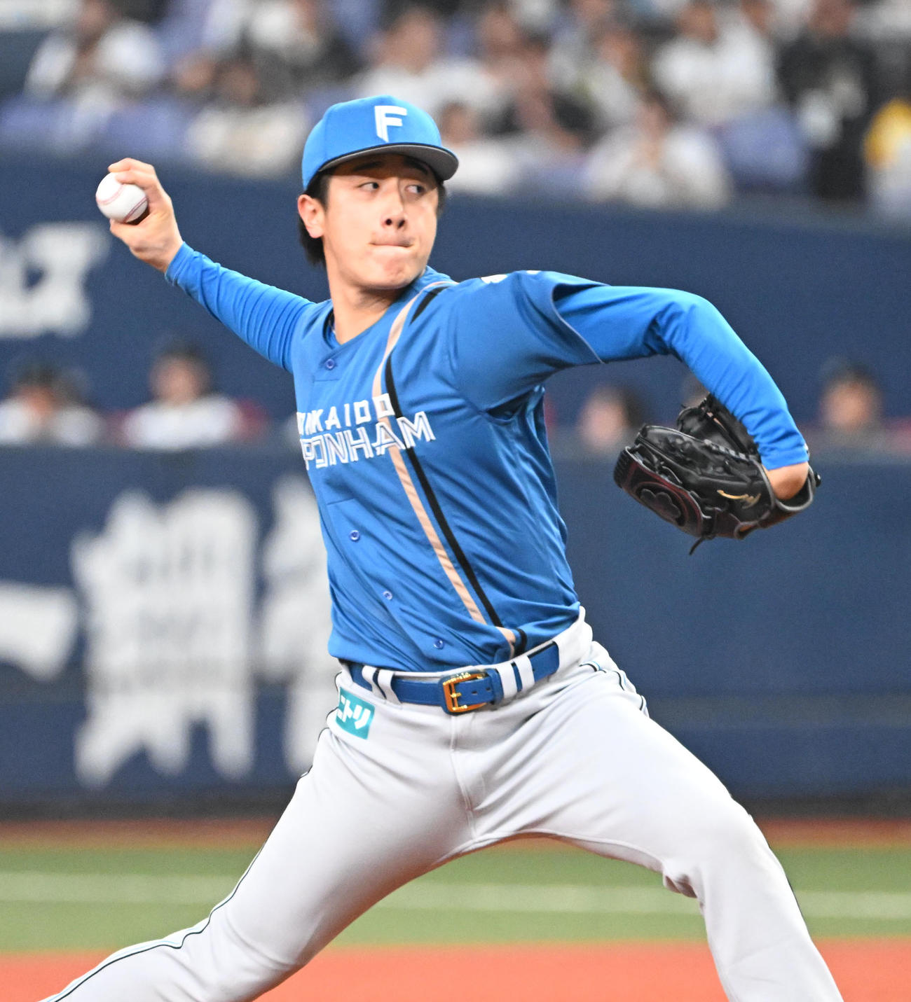 オリックス対日本ハム　先発する日本ハム北山（撮影・和賀正仁）
