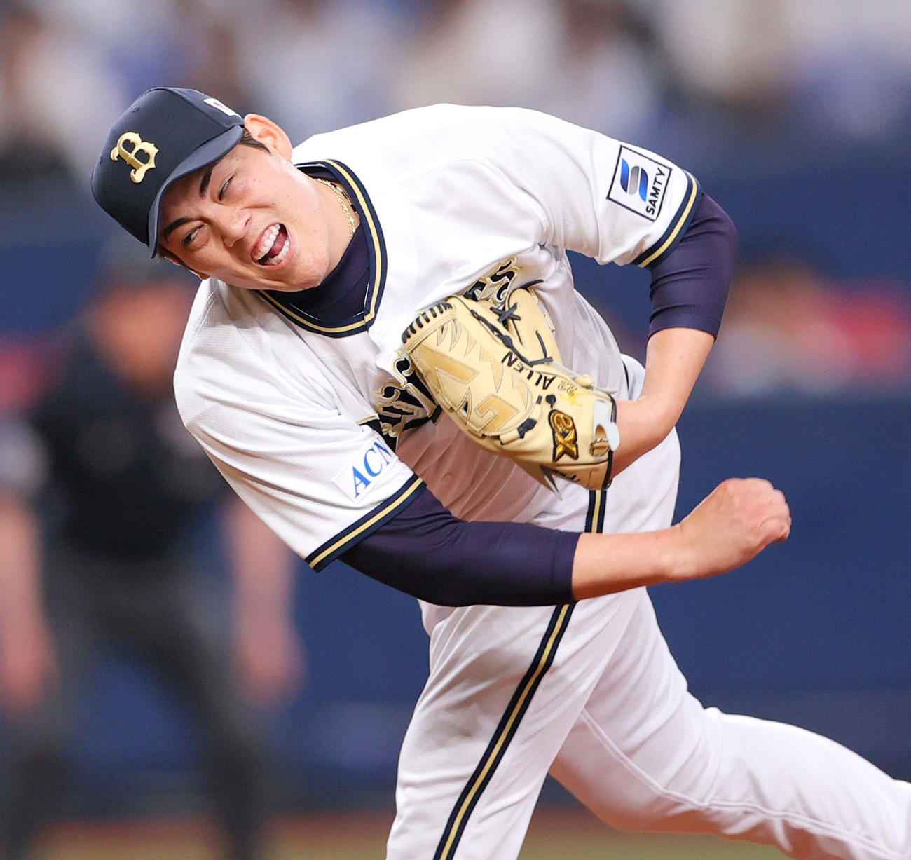 オリックス対日本ハム　オリックス先発の九里（撮影・上山淳一）