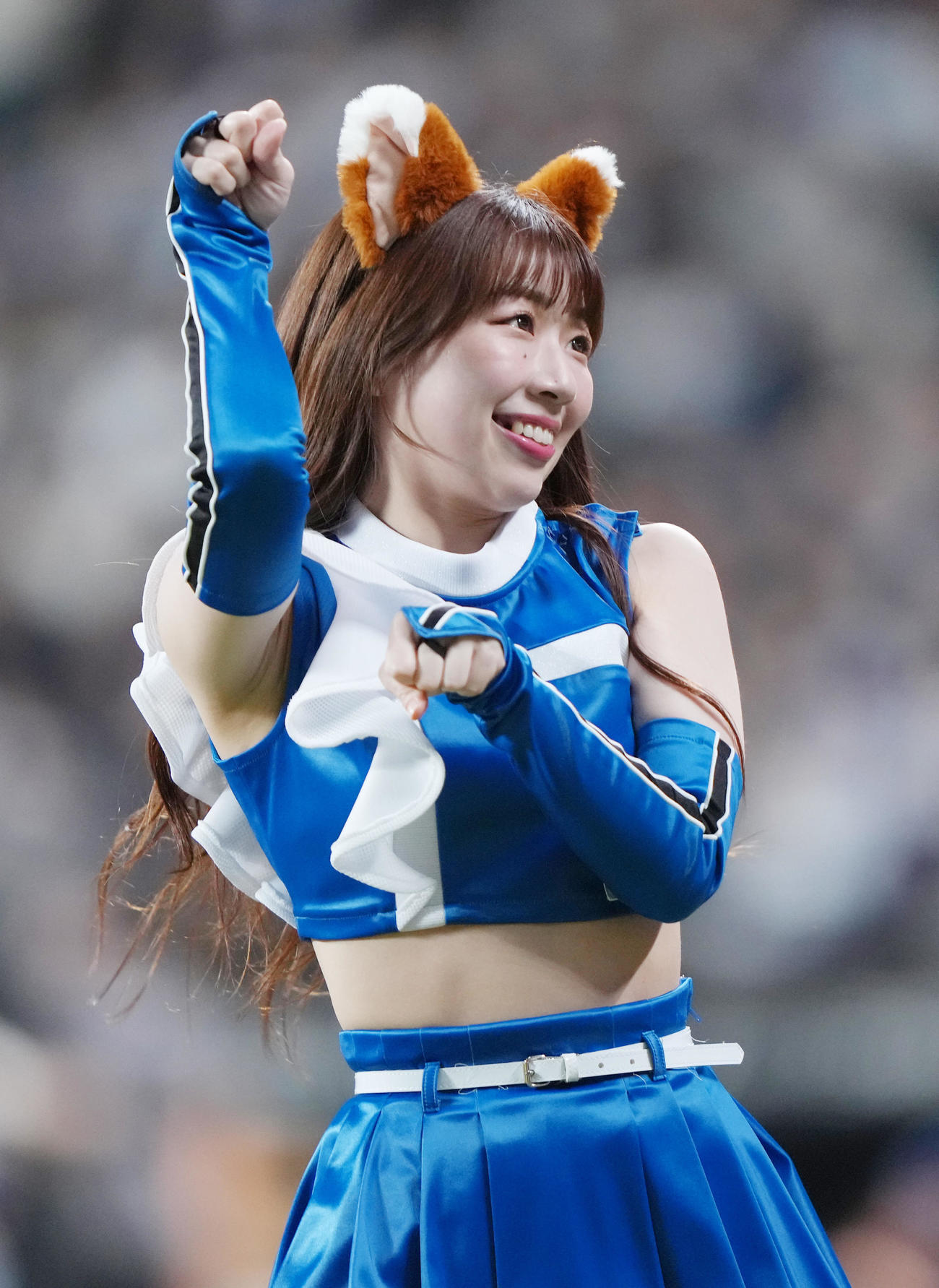 ファイターズガール上山真奈（2025年4月撮影）