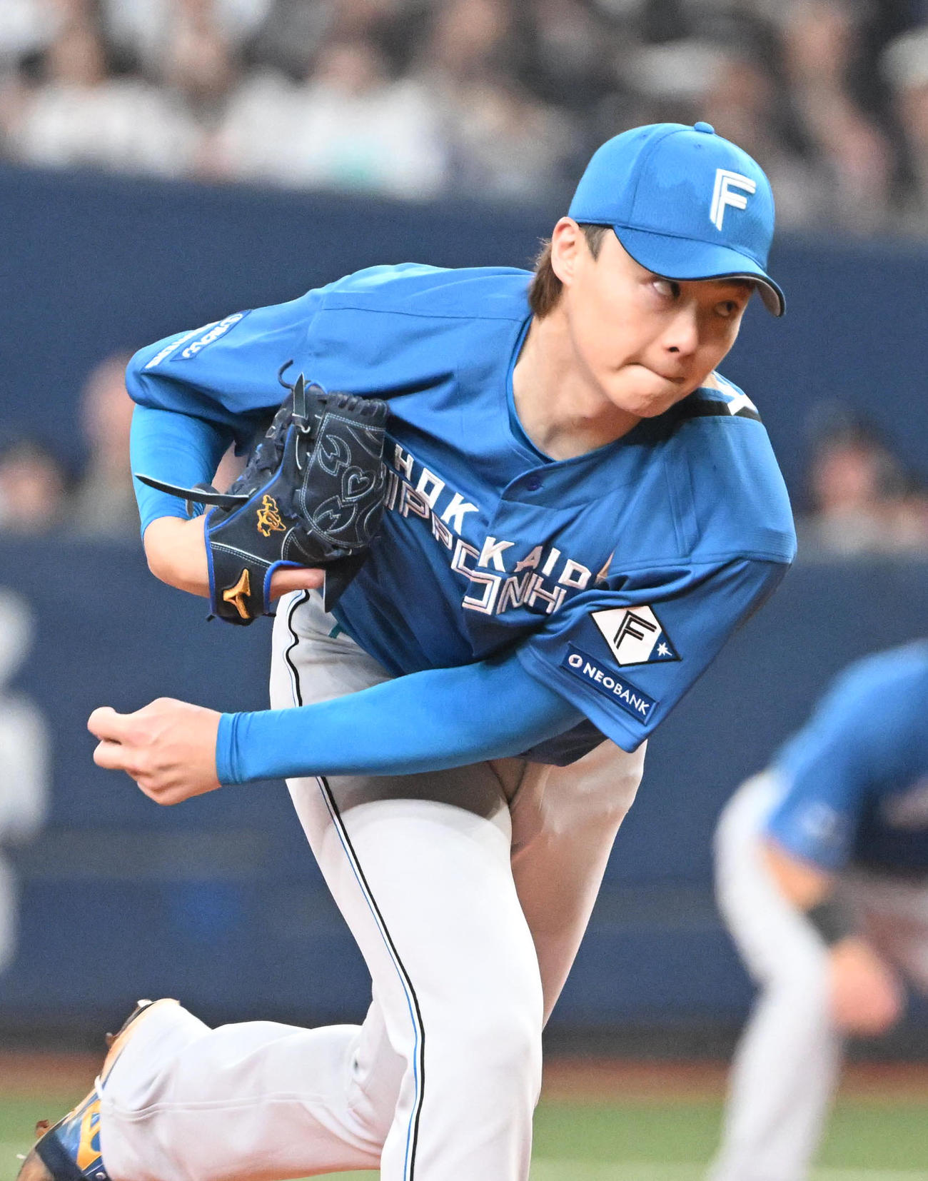 オリックス対日本ハム　先発する日本ハム山崎（撮影・和賀正仁）