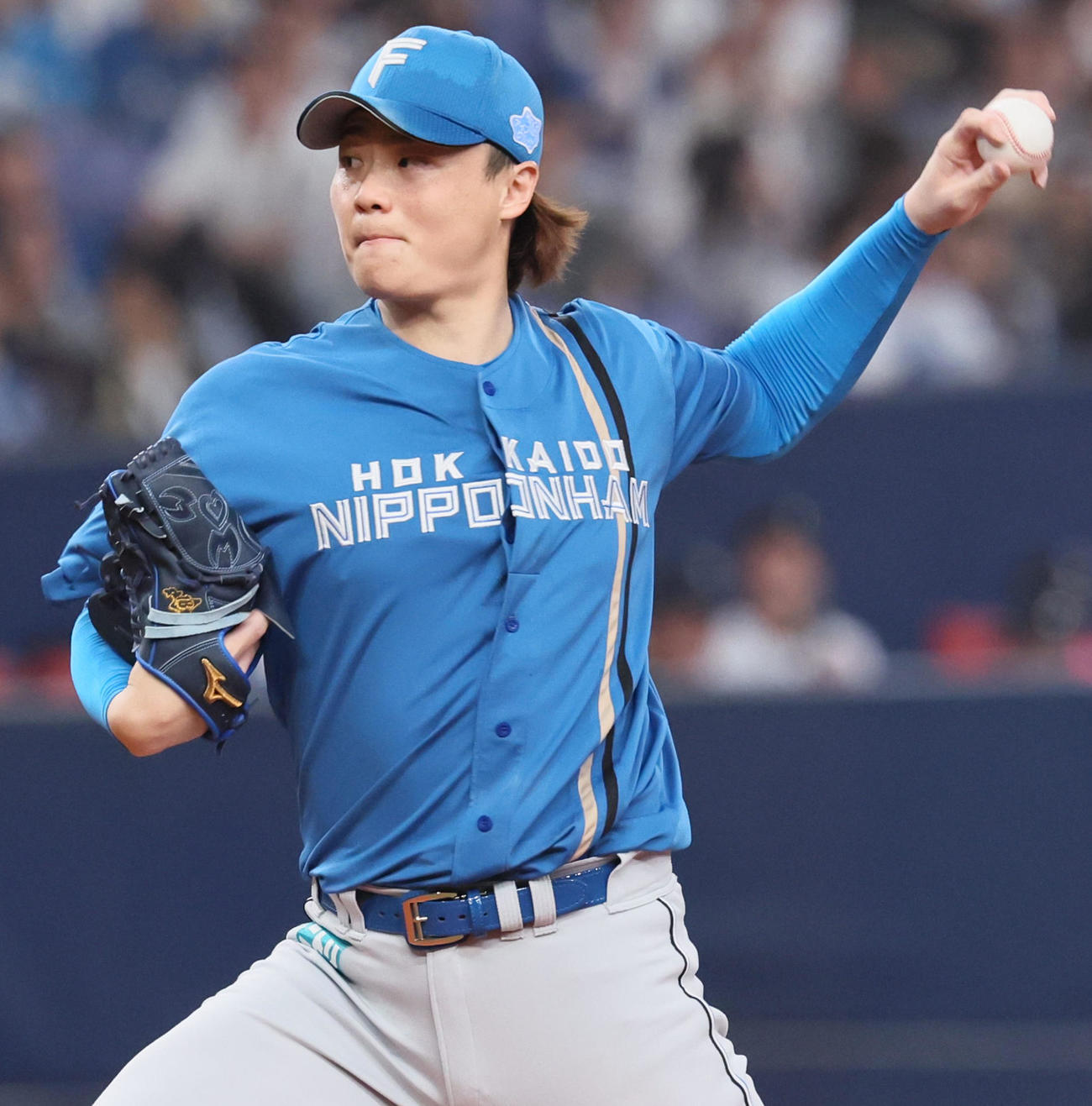オリックス対日本ハム　オリックス戦に先発する山崎（撮影・加藤哉）