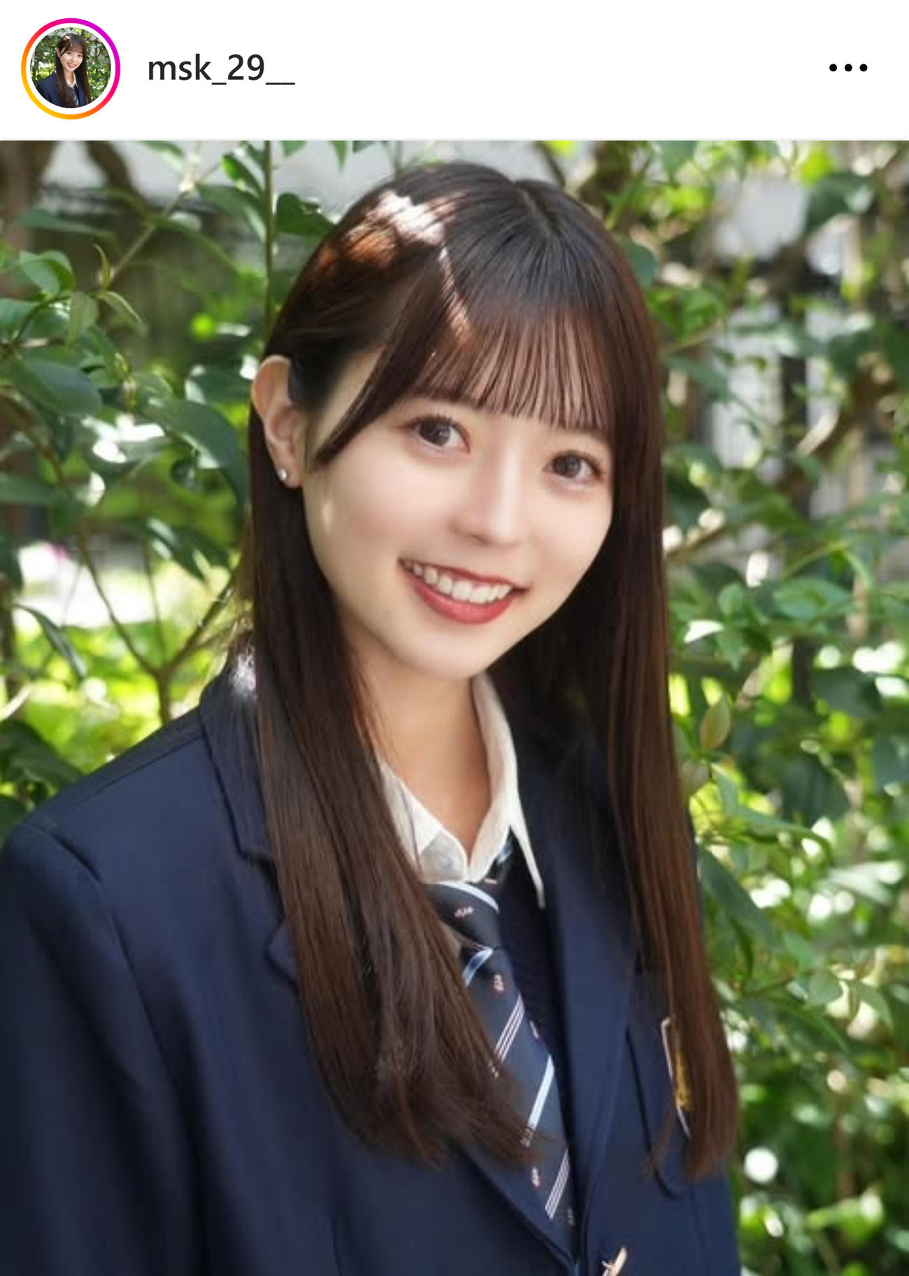 塩澤美咲のインスタグラムから