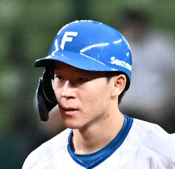 日本ハム矢沢宏太（2025年3月28日撮影）