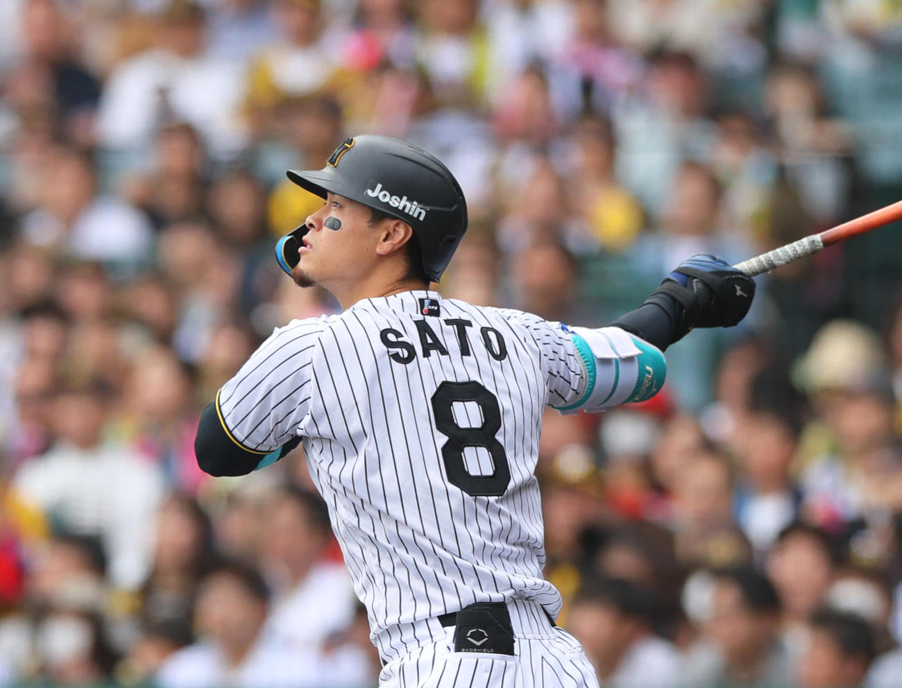 20日広島戦で1試合2発の阪神佐藤輝明