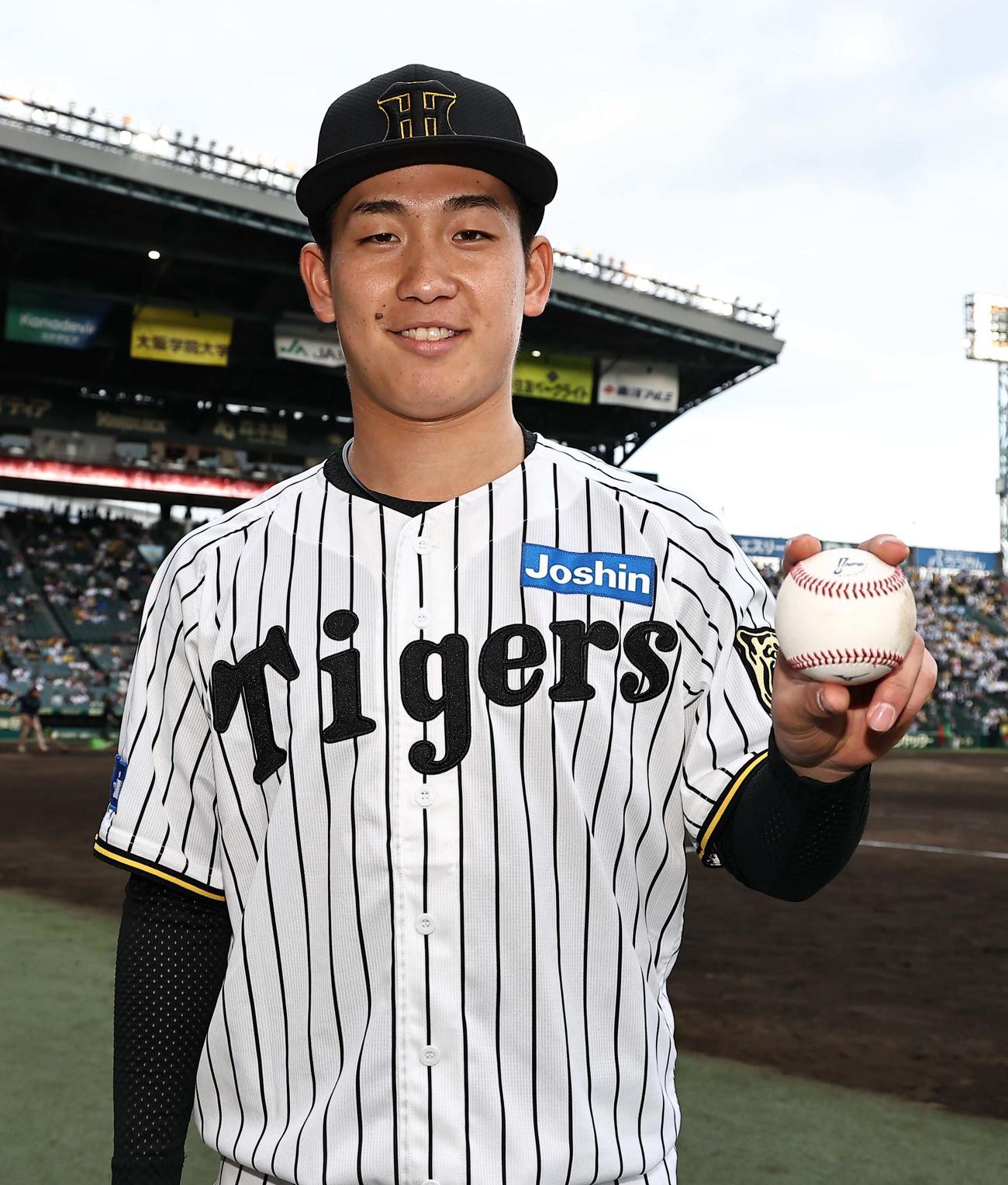 阪神伊原陵人（2025年4月20日撮影）