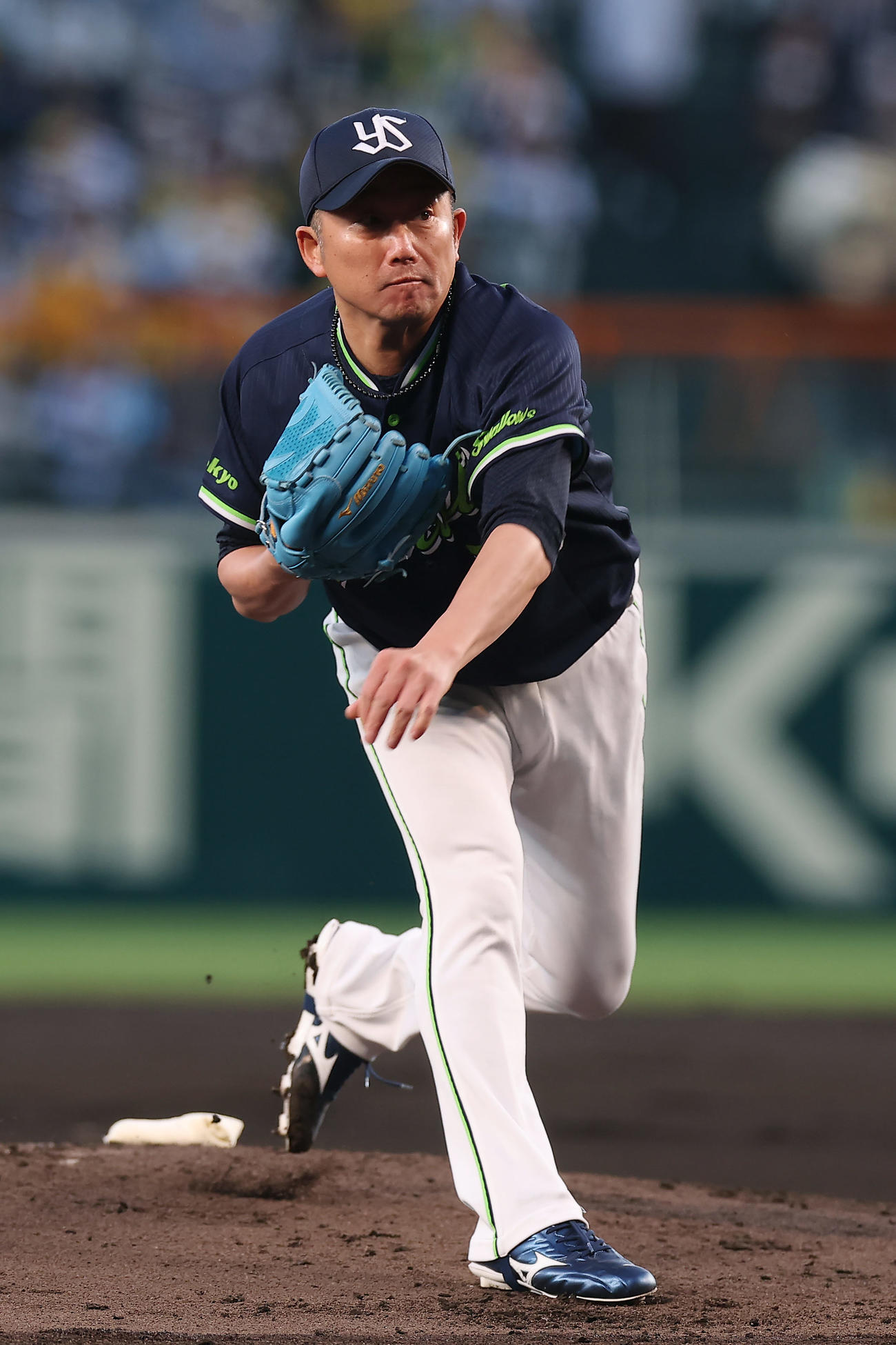 ヤクルト石川雅規（2025年4月9日撮影）
