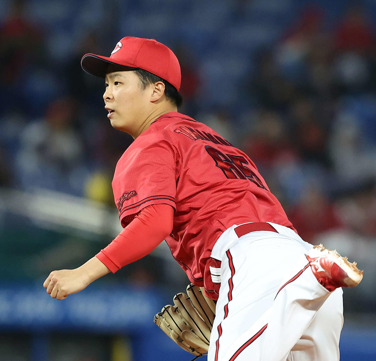 広島玉村昇悟（2025年4月3日撮影）