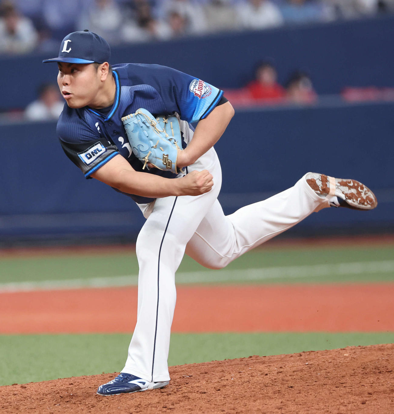 西武平良海馬（2025年4月17日撮影）