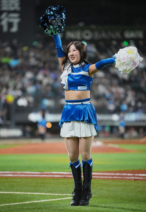 ファイターズガール高橋萌絵子（2025年3月撮影）