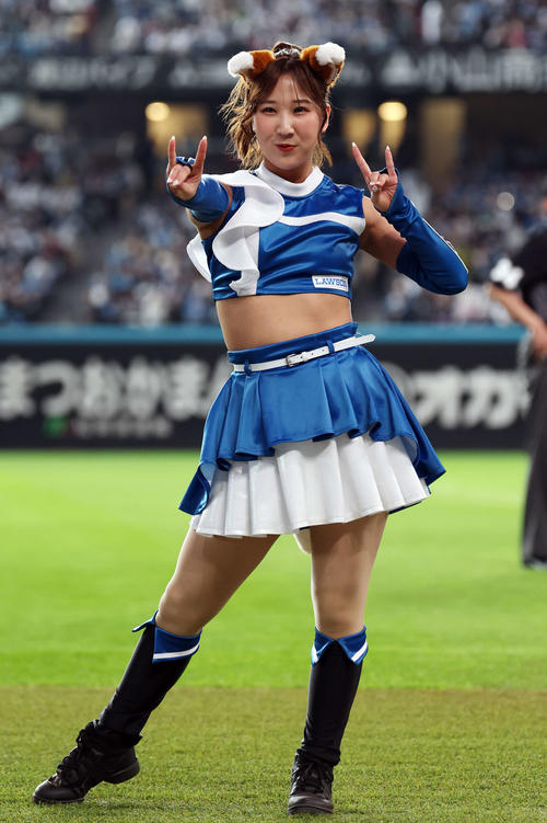 ファイターズガール高橋萌絵子（2025年4月撮影）