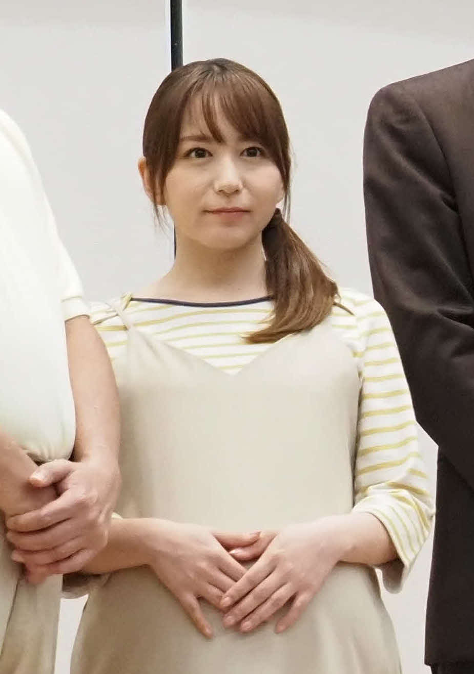 ロッテ石川柊太の妻でタレントの大場美奈（2023年7月撮影）