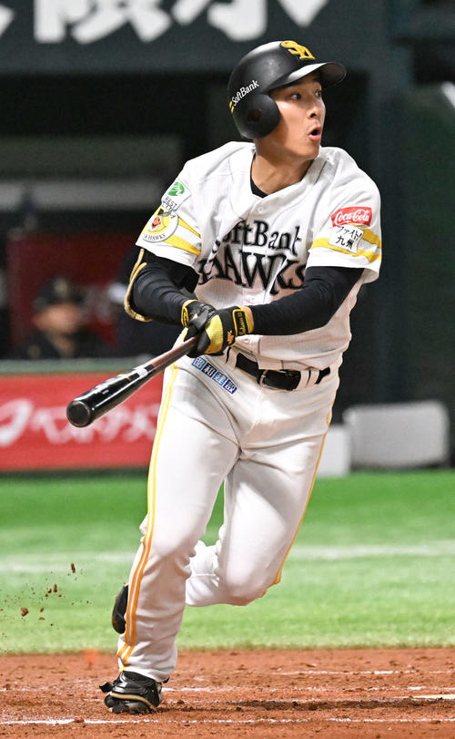 ソフトバンク】柳町達「久しぶりのスタメン」で結果出た！1号中押し弾
