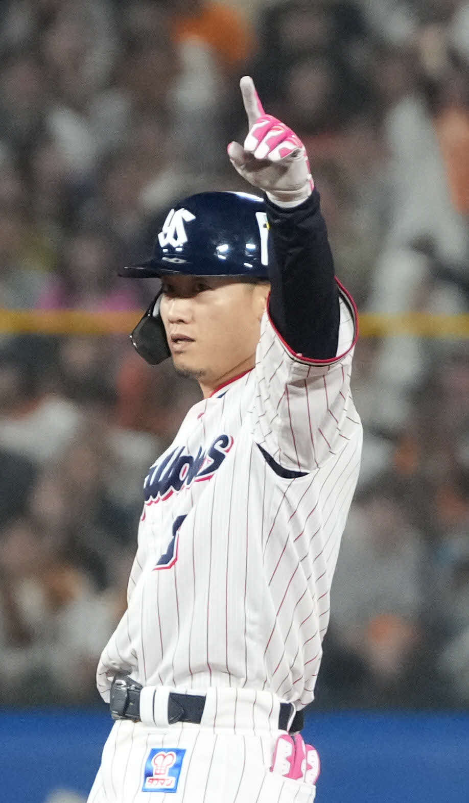 ヤクルト西川遥輝（2025年4月19日撮影）