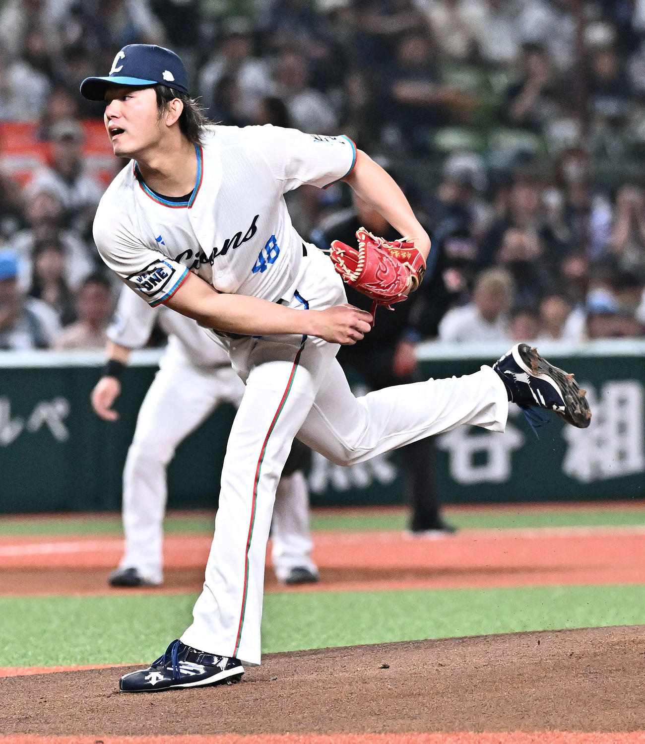 西武今井達也（2025年4月18日撮影）
