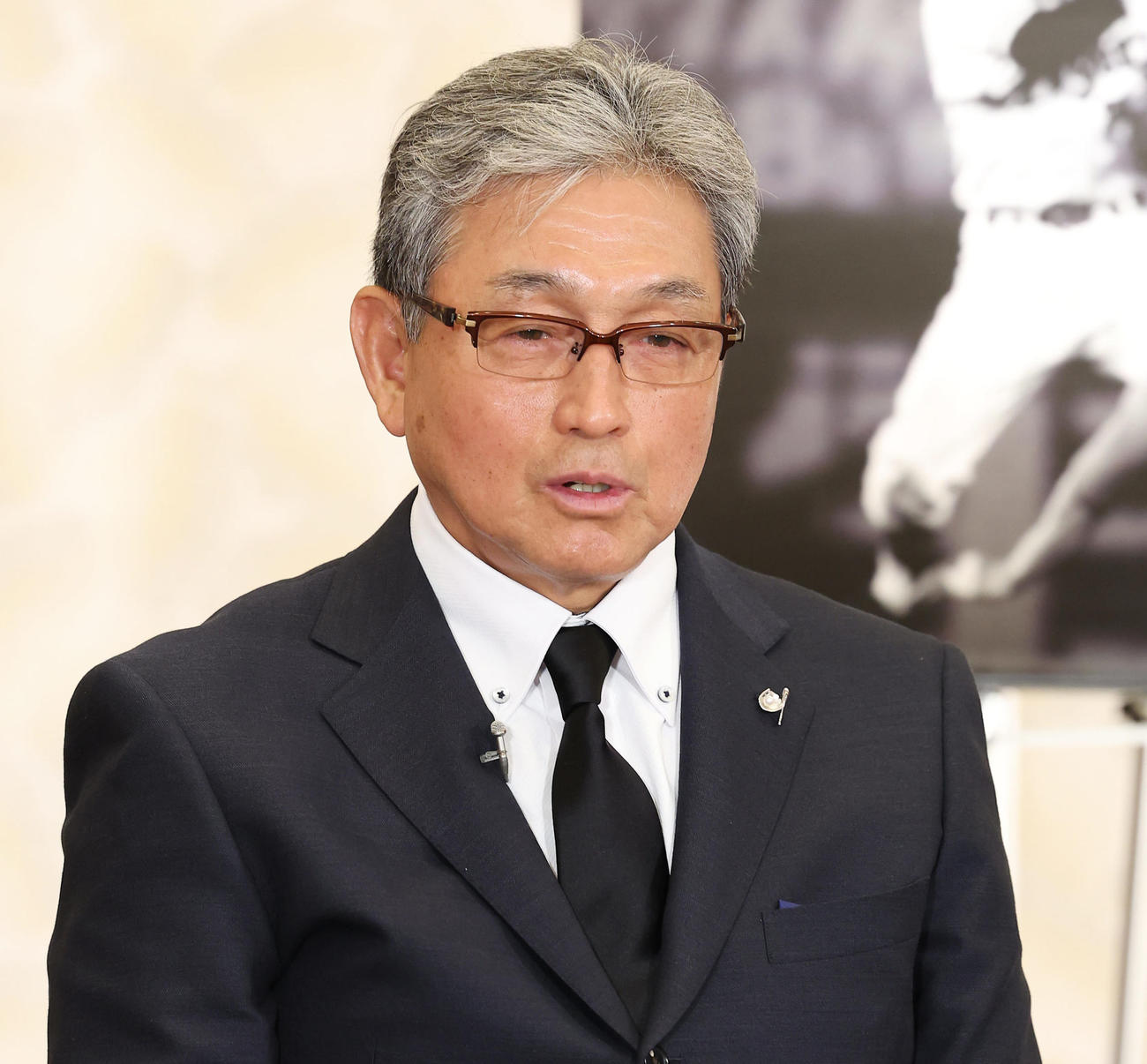 真弓明信氏（2025年2月14日撮影）