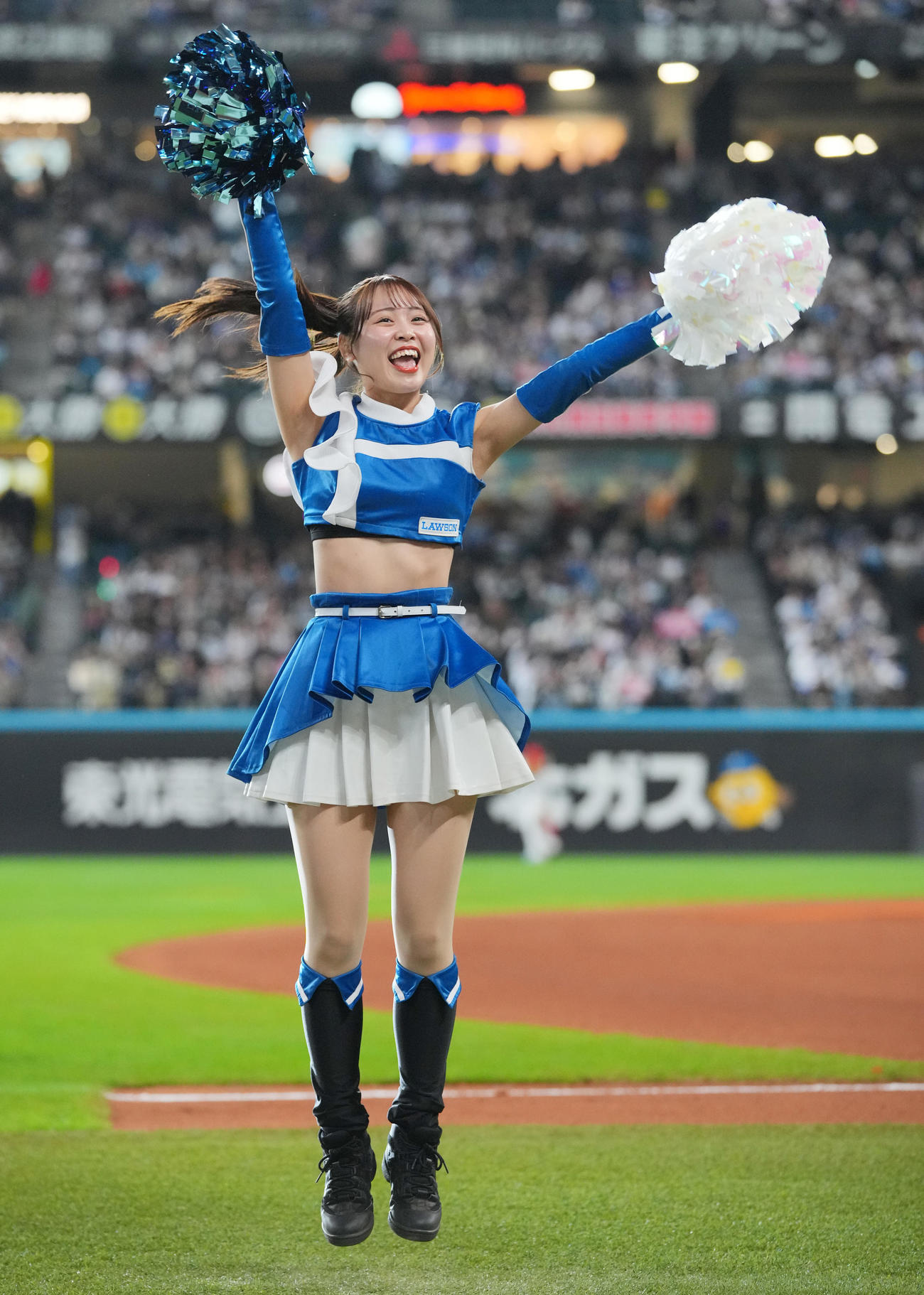 ファイターズガール竹市琴美さん（撮影・垰建太）
