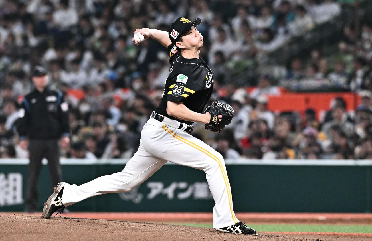 ソフトバンク大関友久（2025年4月19日撮影）