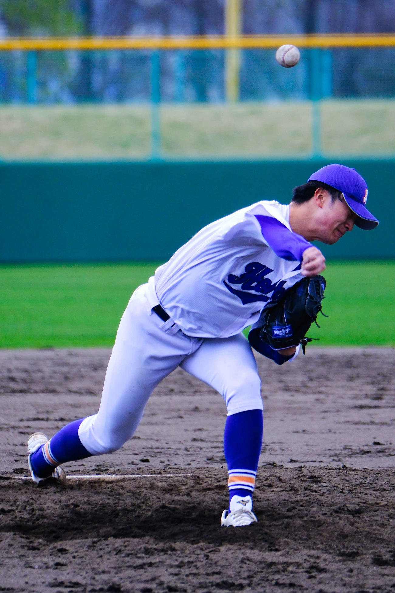 10回を2安打完封と好投した北洋大の藤田和来投手