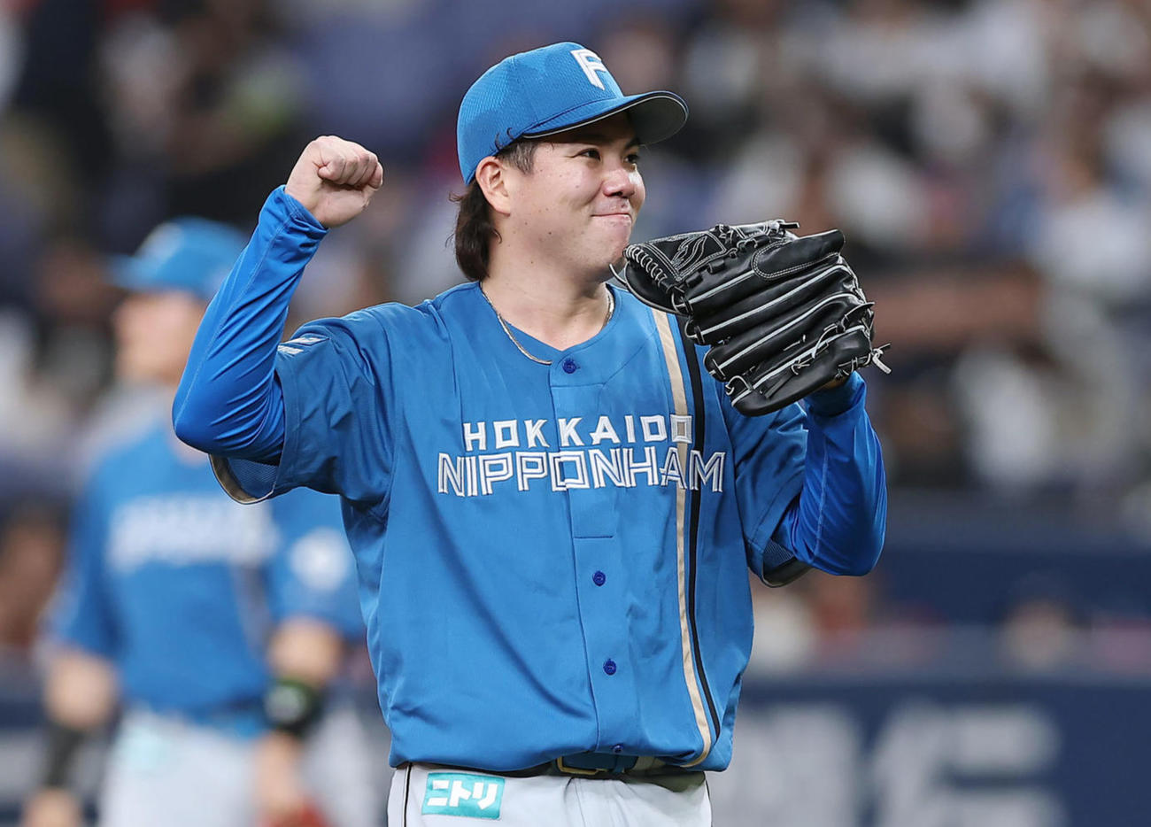 20日オリックス戦で完封勝利を挙げた日本ハム金村尚真