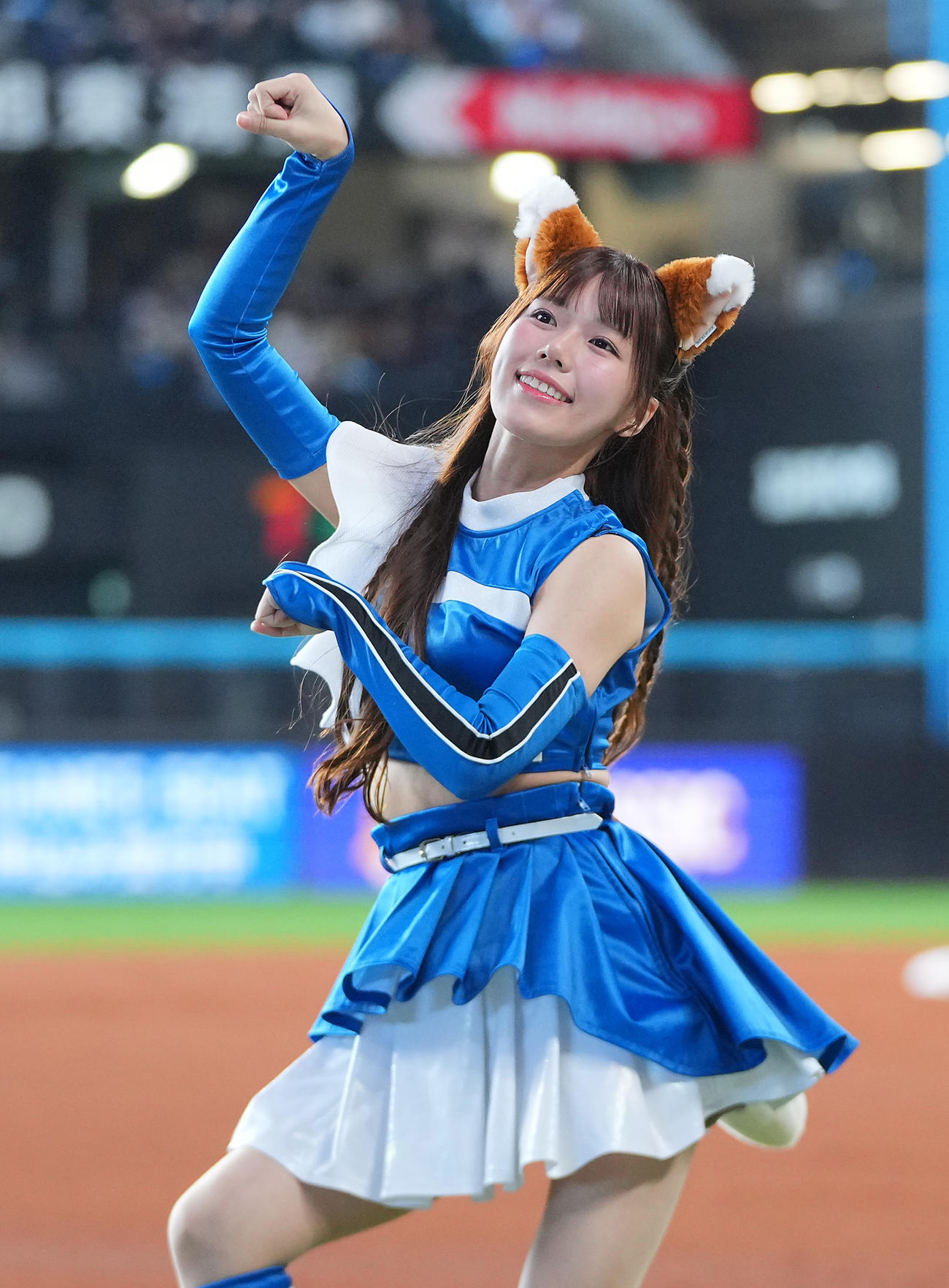 ファイターズガール山本蘭加（2025年3月撮影）