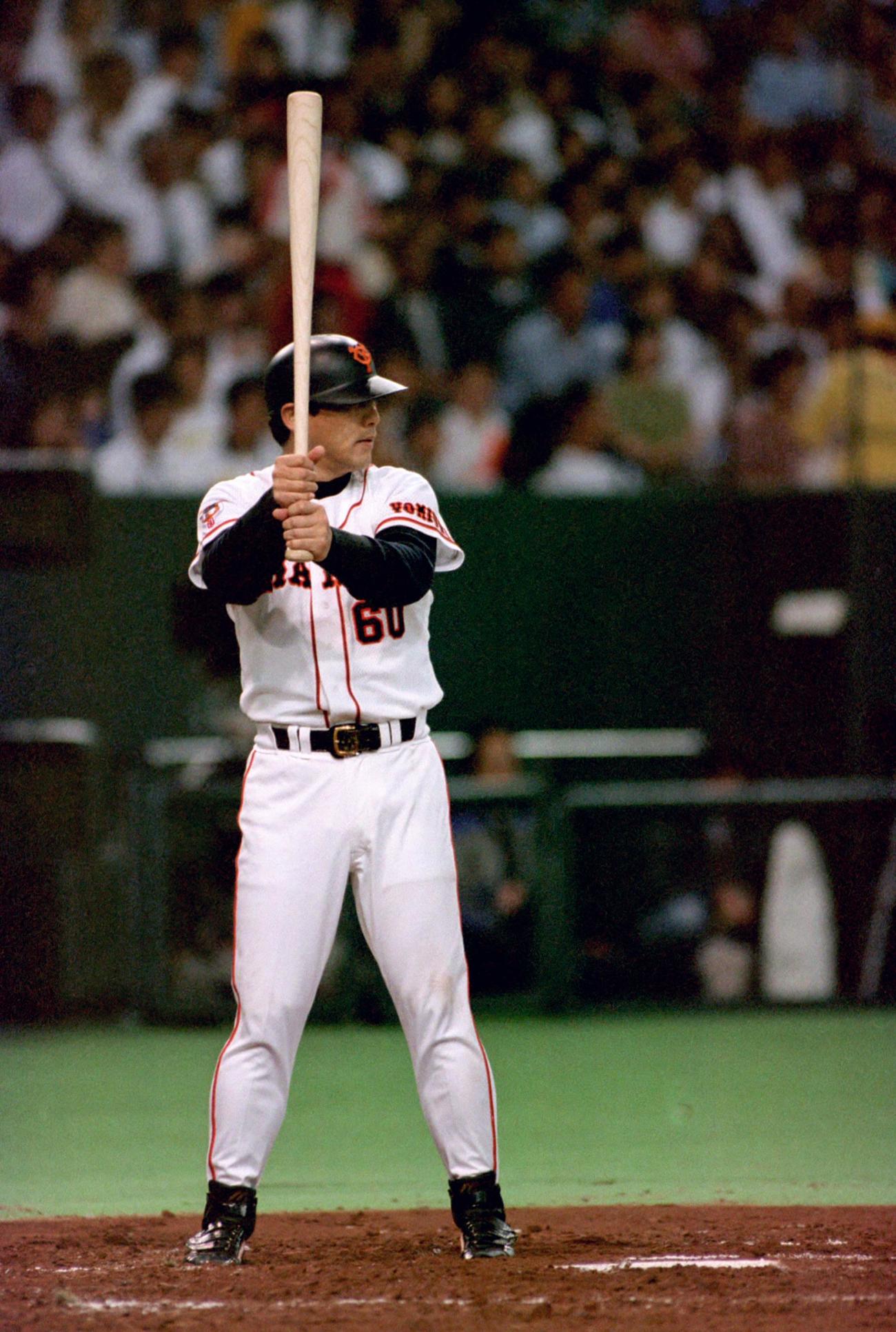 1994年6月　打席に立つ巨人の落合博満
