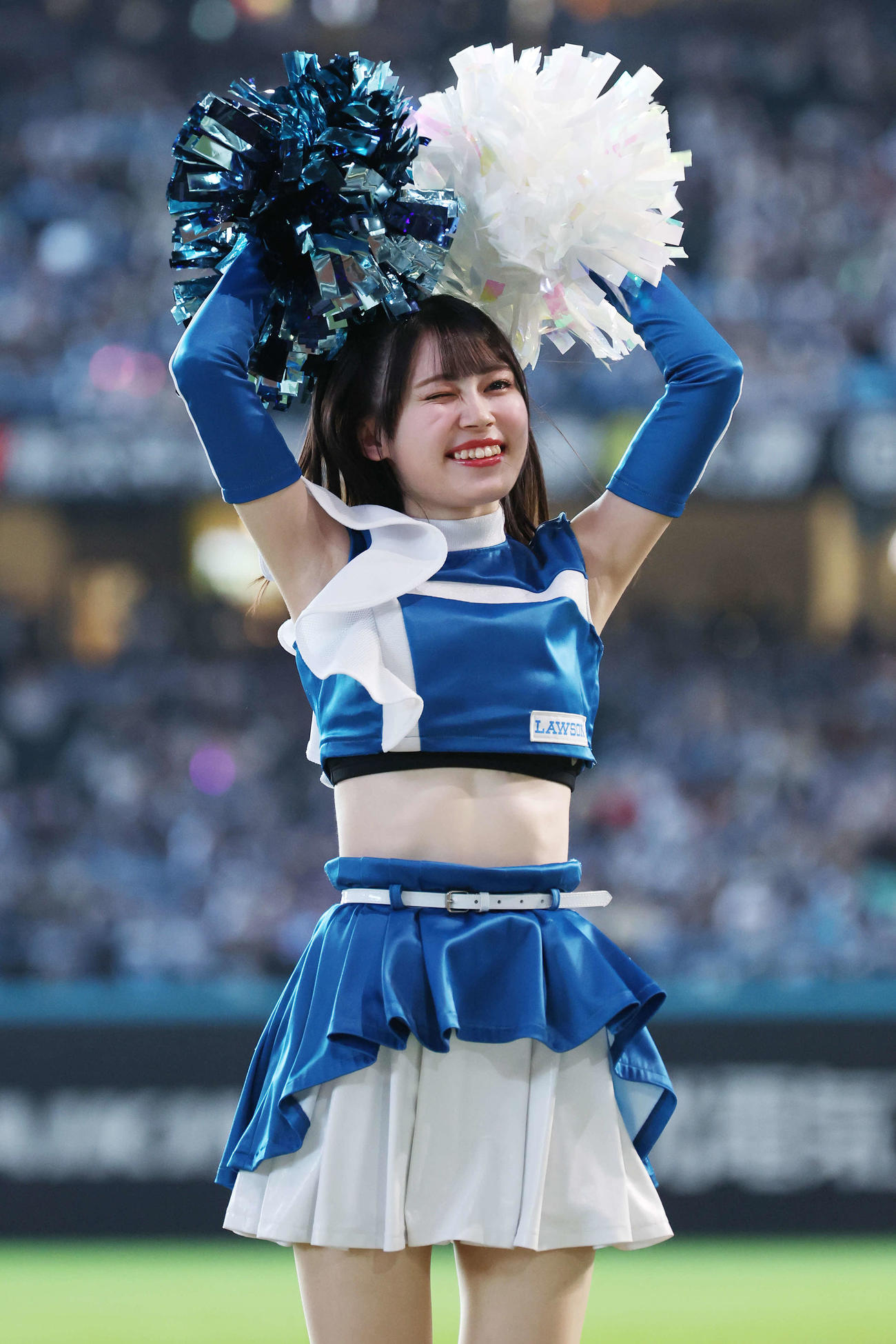 ファイターズガール橋本莉々花さん（撮影・宮地輝）